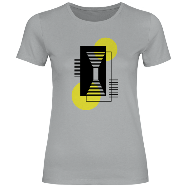 Gelbe Komposition - Damen T - Shirt - Textilzauber