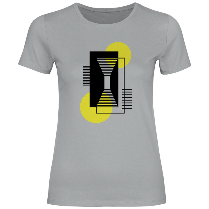 Gelbe Komposition - Damen T - Shirt - Textilzauber