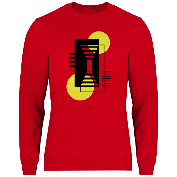 Gelbe Komposition - Herren Sweatshirt - Textilzauber