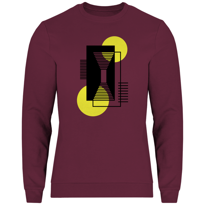 Gelbe Komposition - Herren Sweatshirt - Textilzauber