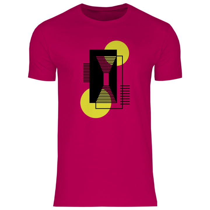Gelbe Komposition - Herren T - Shirt - Textilzauber