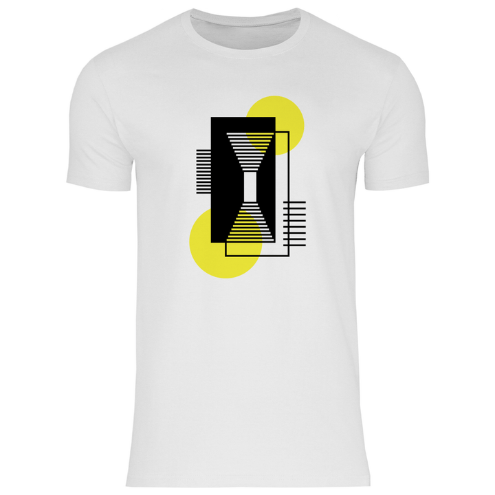 Gelbe Komposition - Herren T - Shirt - Textilzauber
