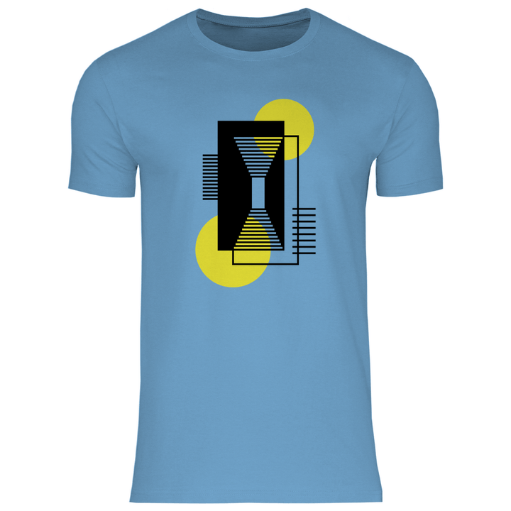 Gelbe Komposition - Herren T - Shirt - Textilzauber