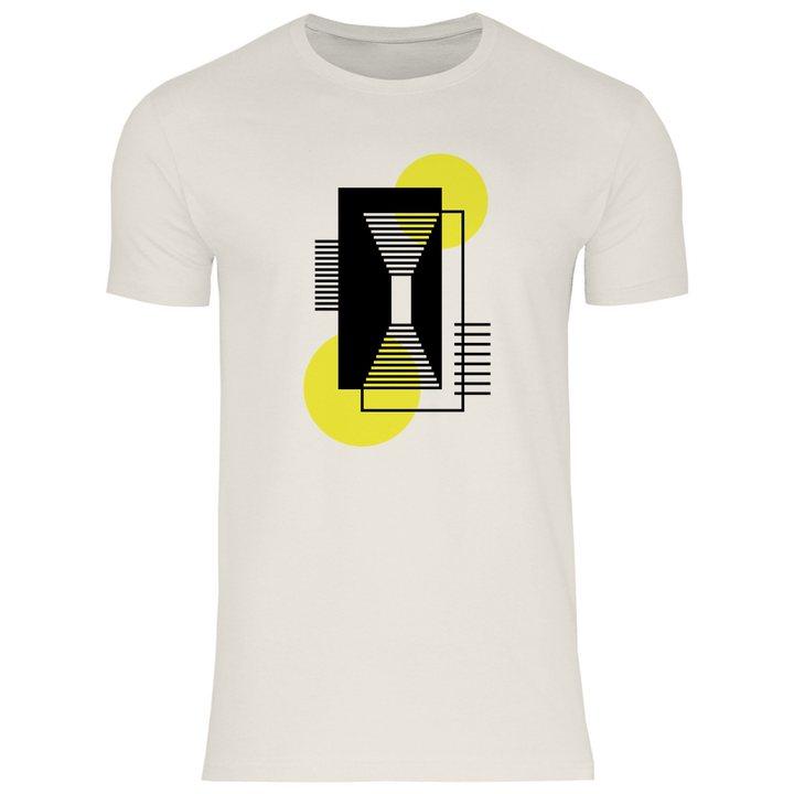 Gelbe Komposition - Herren T - Shirt - Textilzauber