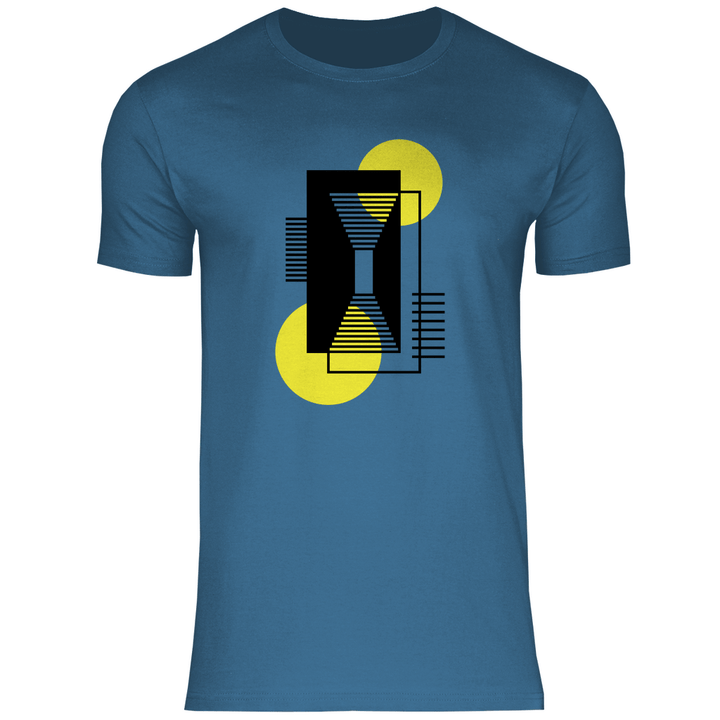 Gelbe Komposition - Herren T - Shirt - Textilzauber