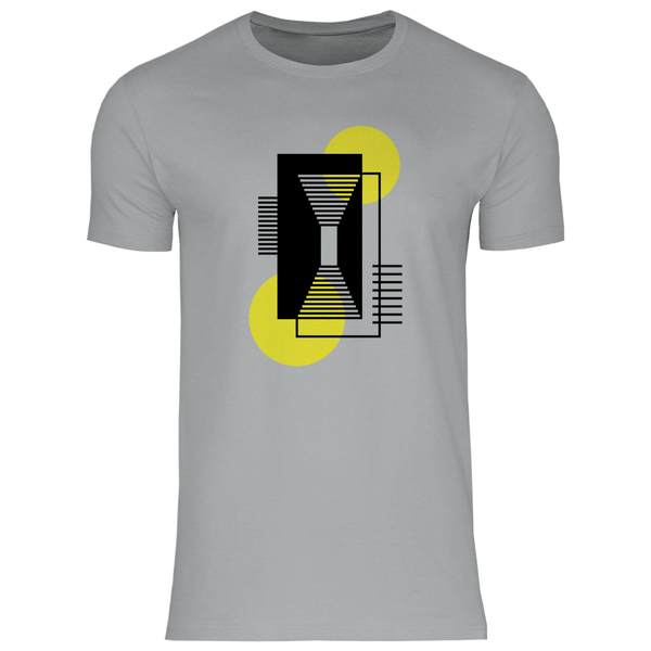 Gelbe Komposition - Herren T - Shirt - Textilzauber