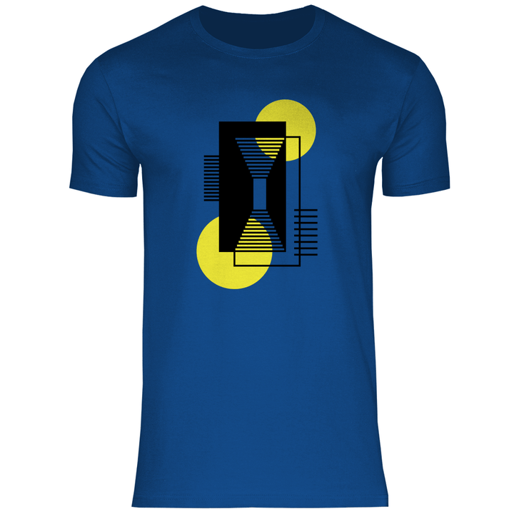 Gelbe Komposition - Herren T - Shirt - Textilzauber