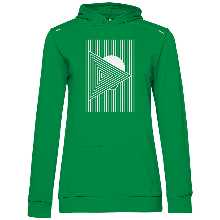 Geometrisches Dreieck - Damen Hoodie - Textilzauber