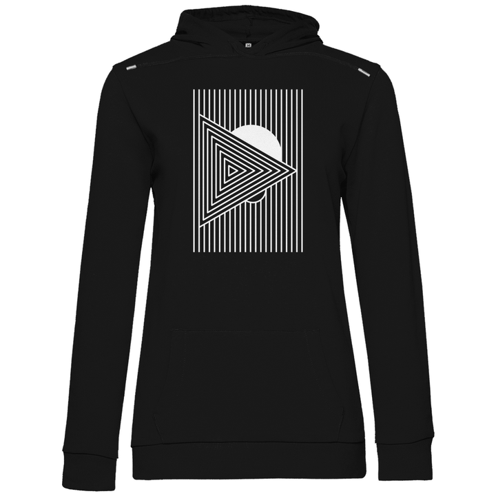 Geometrisches Dreieck - Damen Hoodie - Textilzauber