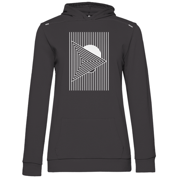 Geometrisches Dreieck - Damen Hoodie - Textilzauber