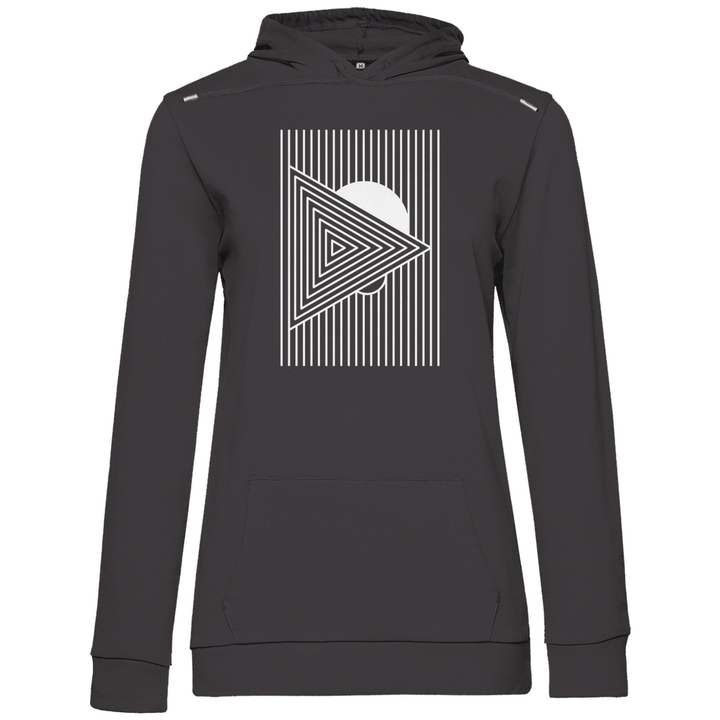 Geometrisches Dreieck - Damen Hoodie - Textilzauber