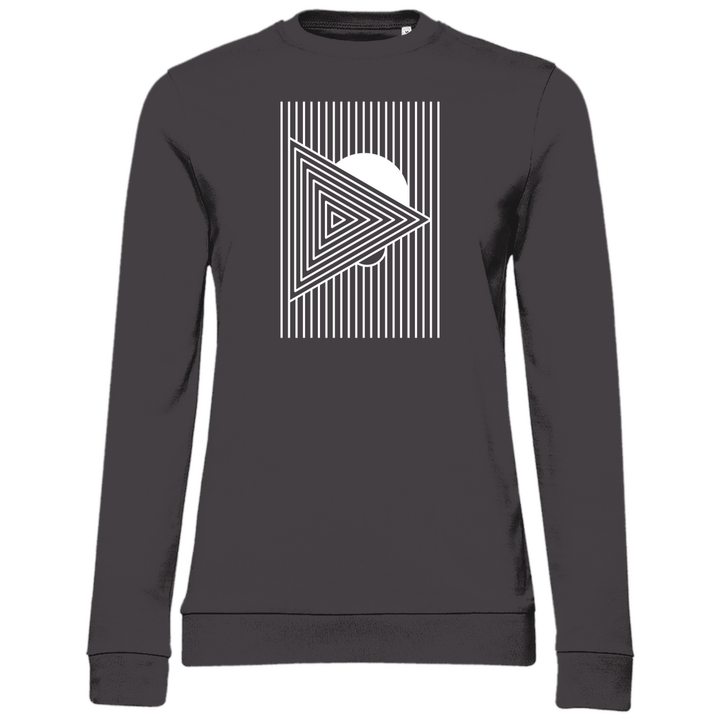 Geometrisches Dreieck - Damen Sweatshirt - Textilzauber
