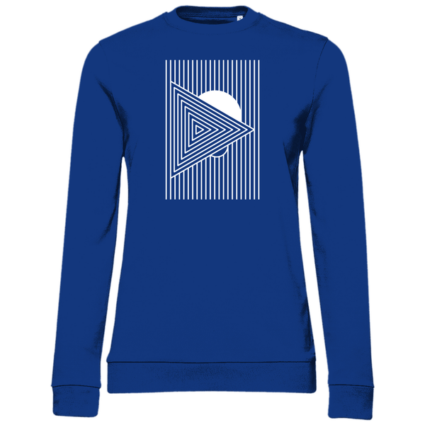 Geometrisches Dreieck - Damen Sweatshirt - Textilzauber