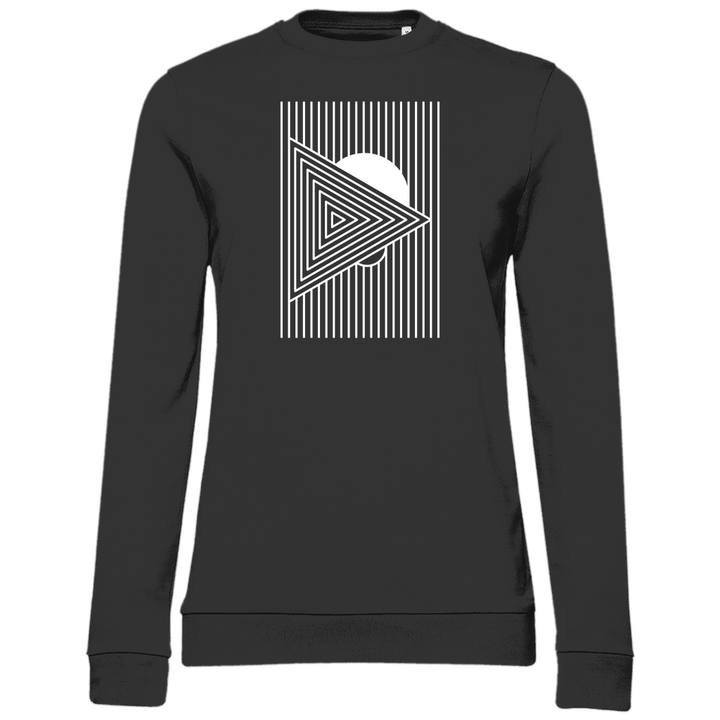 Geometrisches Dreieck - Damen Sweatshirt - Textilzauber