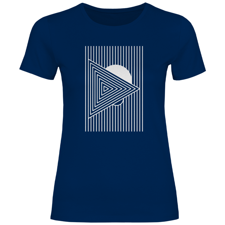 Geometrisches Dreieck - Damen T - Shirt - Textilzauber