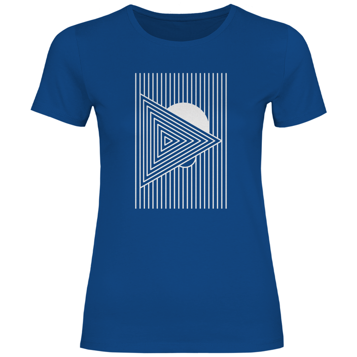 Geometrisches Dreieck - Damen T - Shirt - Textilzauber