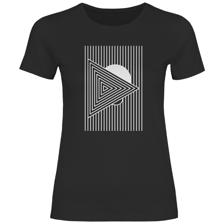 Geometrisches Dreieck - Damen T - Shirt - Textilzauber