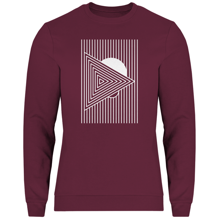 Geometrisches Dreieck - Herren Sweatshirt - Textilzauber