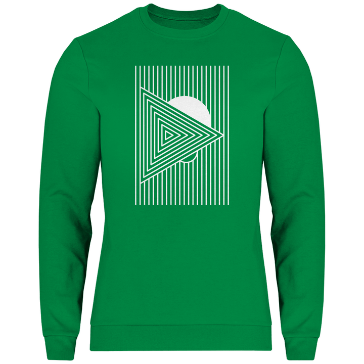 Geometrisches Dreieck - Herren Sweatshirt - Textilzauber