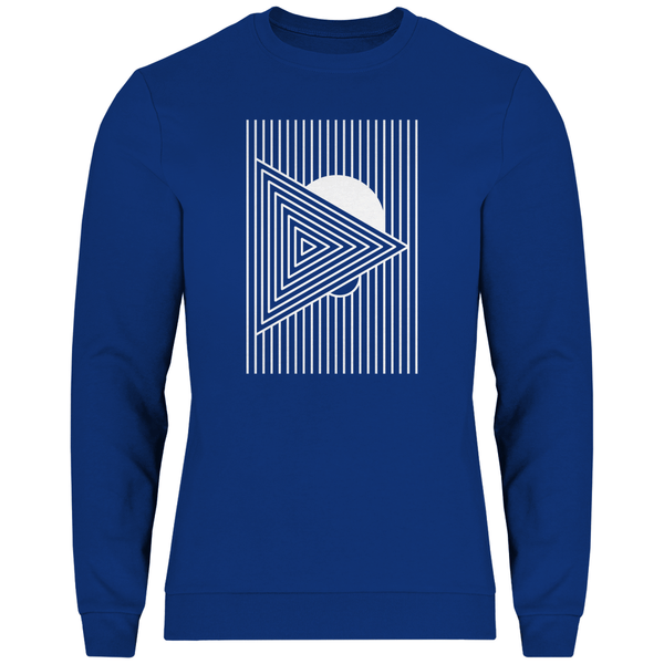 Geometrisches Dreieck - Herren Sweatshirt - Textilzauber