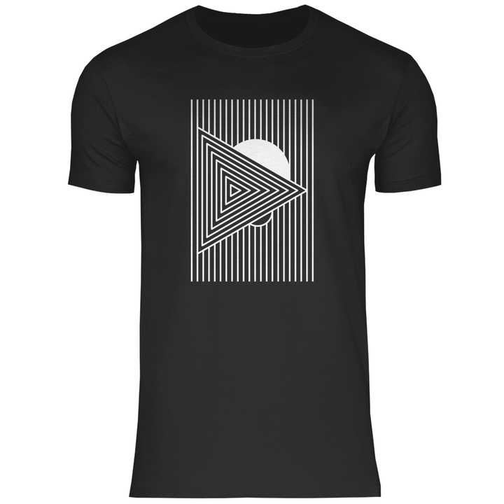 Geometrisches Dreieck - Herren T - Shirt - Textilzauber