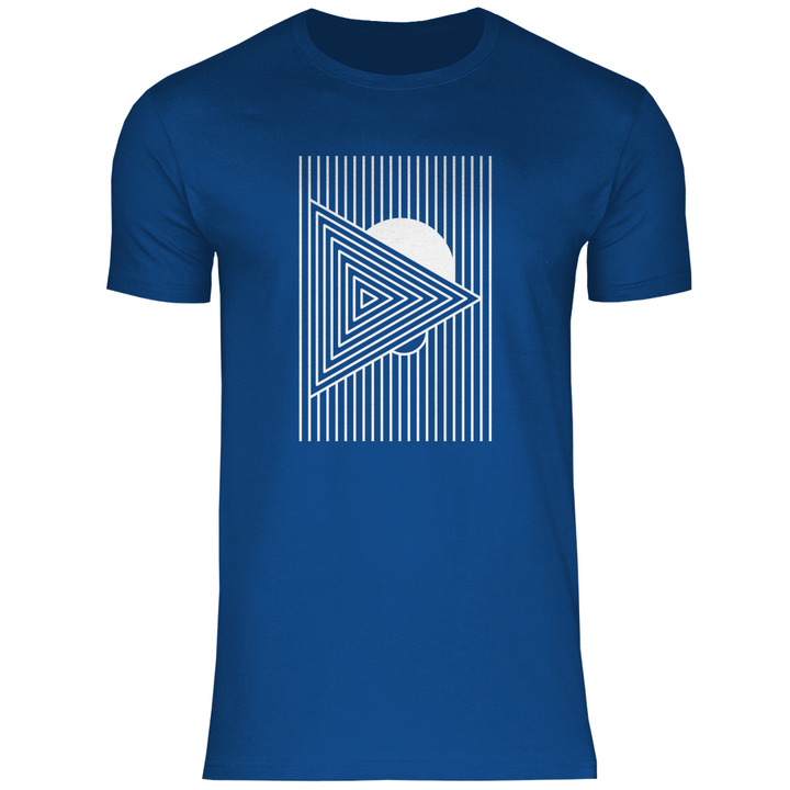 Geometrisches Dreieck - Herren T - Shirt - Textilzauber