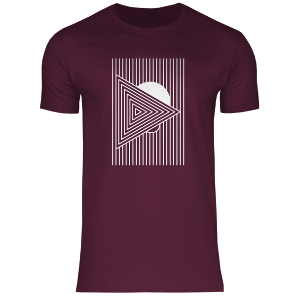 Geometrisches Dreieck - Herren T - Shirt - Textilzauber