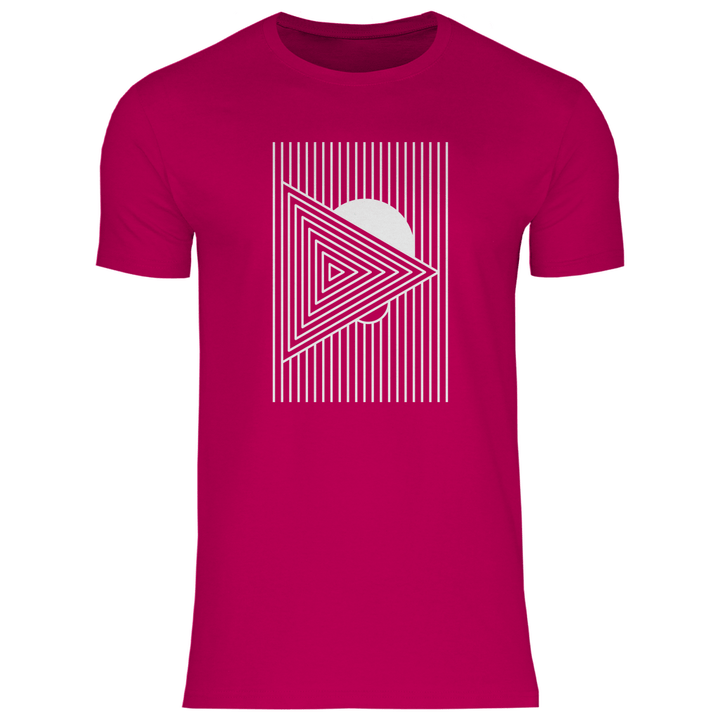 Geometrisches Dreieck - Herren T - Shirt - Textilzauber