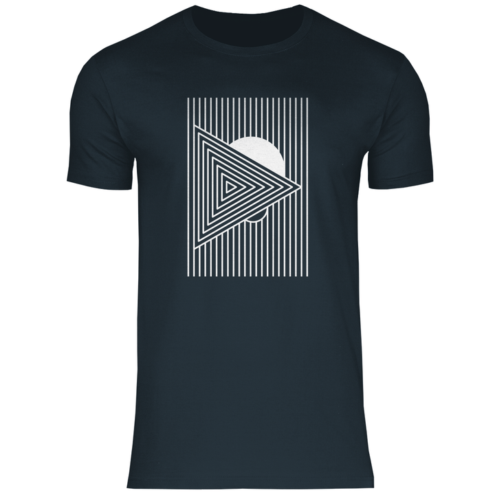 Geometrisches Dreieck - Herren T - Shirt - Textilzauber