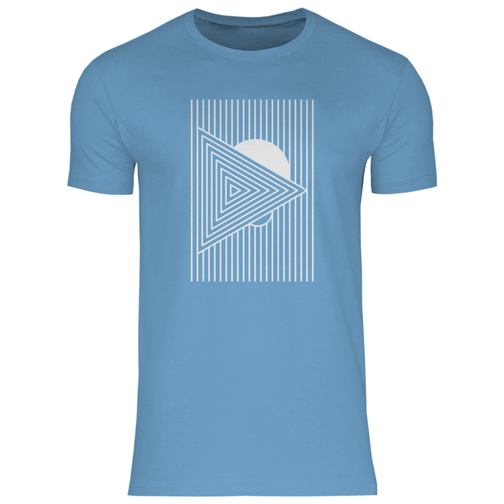 Geometrisches Dreieck - Herren T - Shirt - Textilzauber