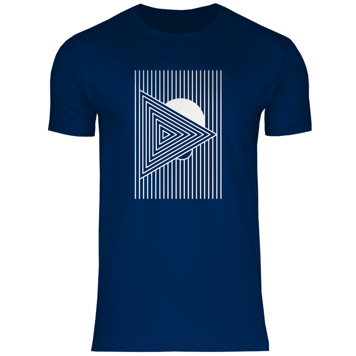 Geometrisches Dreieck - Herren T - Shirt - Textilzauber