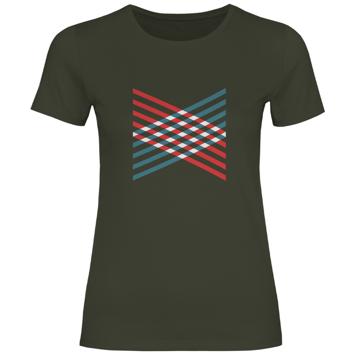 Gitterkreuz - Damen T - Shirt - Textilzauber