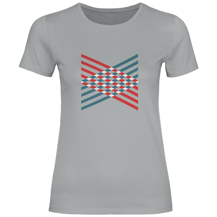Gitterkreuz - Damen T - Shirt - Textilzauber