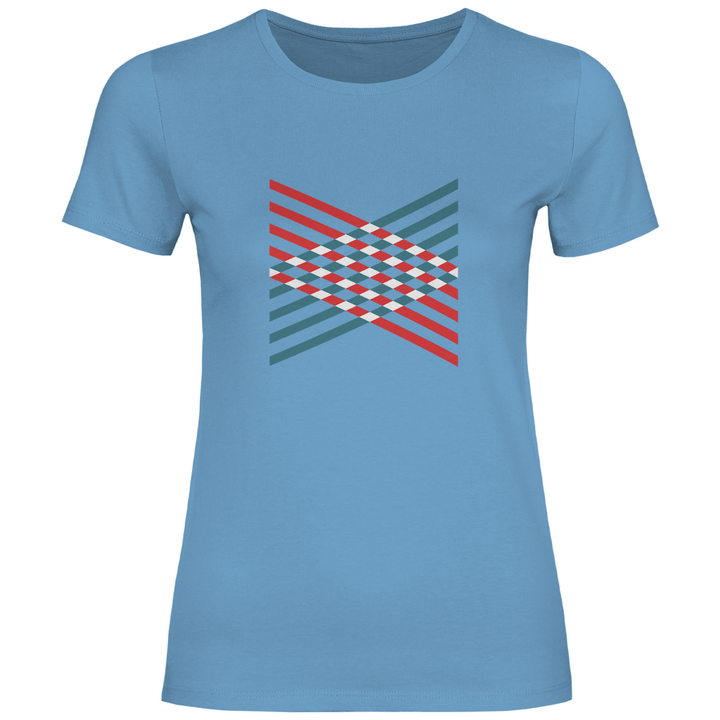 Gitterkreuz - Damen T - Shirt - Textilzauber