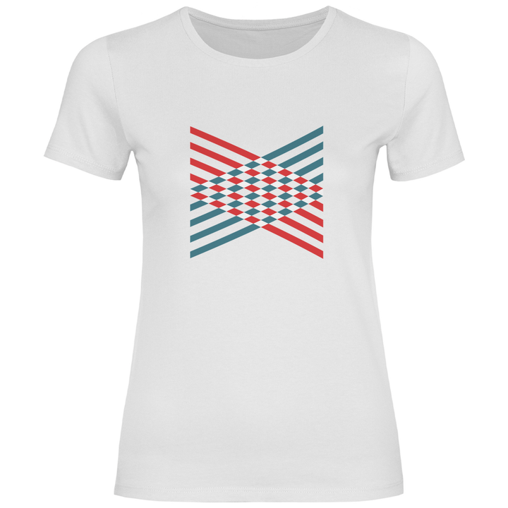 Gitterkreuz - Damen T - Shirt - Textilzauber