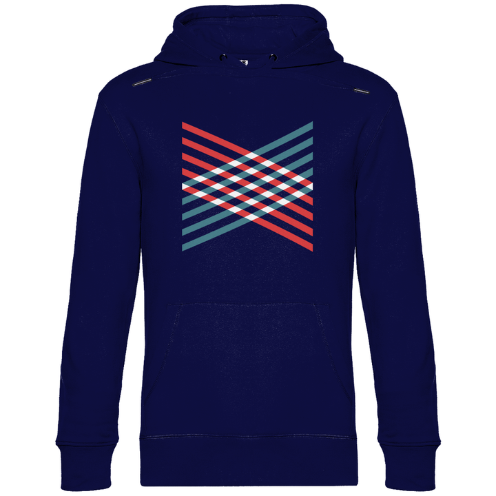 Gitterkreuz - Herren Hoodie - Textilzauber
