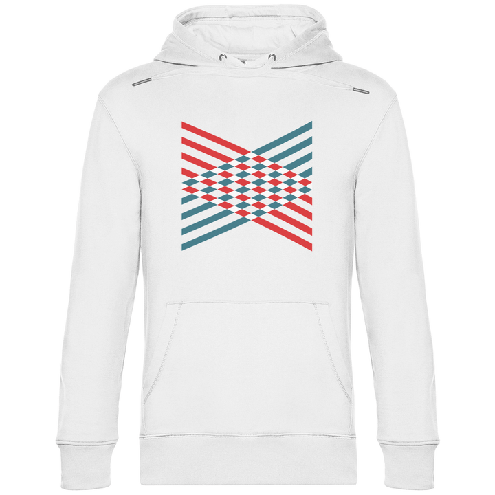 Gitterkreuz - Herren Hoodie - Textilzauber