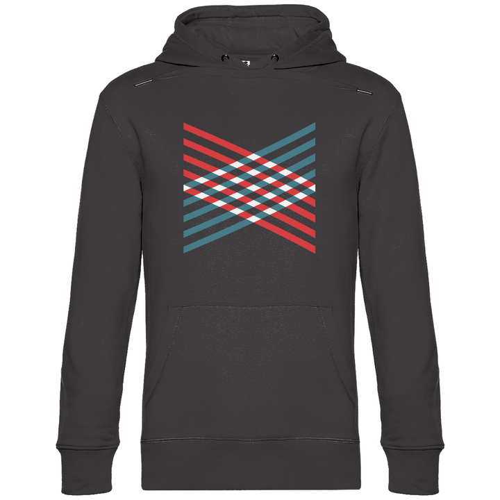 Gitterkreuz - Herren Hoodie - Textilzauber