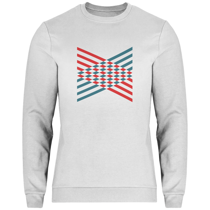 Gitterkreuz - Herren Sweatshirt - Textilzauber