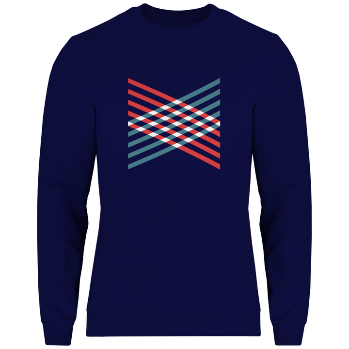 Gitterkreuz - Herren Sweatshirt - Textilzauber