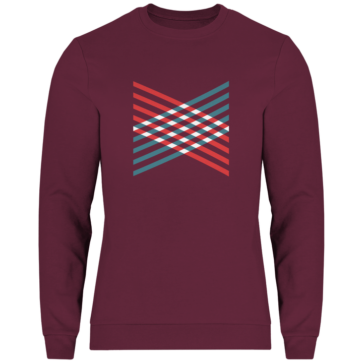 Gitterkreuz - Herren Sweatshirt - Textilzauber