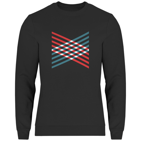 Gitterkreuz - Herren Sweatshirt - Textilzauber