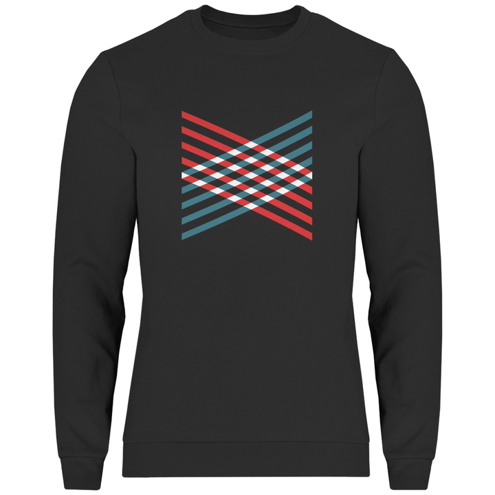 Gitterkreuz - Herren Sweatshirt - Textilzauber