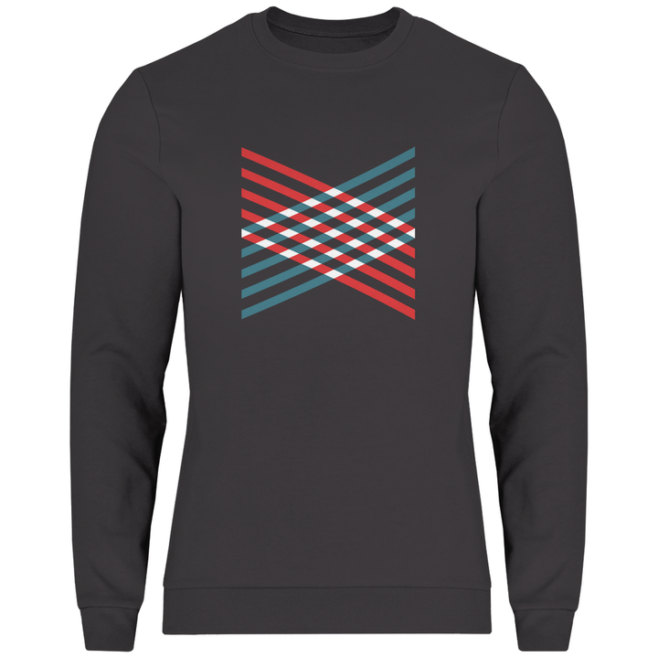 Gitterkreuz - Herren Sweatshirt - Textilzauber