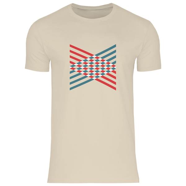 Gitterkreuz - Herren T - Shirt - Textilzauber