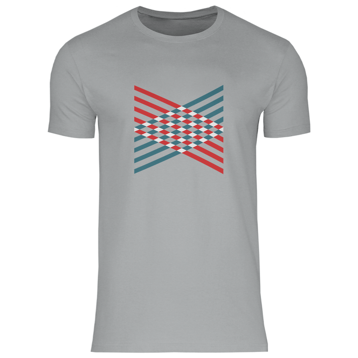 Gitterkreuz - Herren T - Shirt - Textilzauber