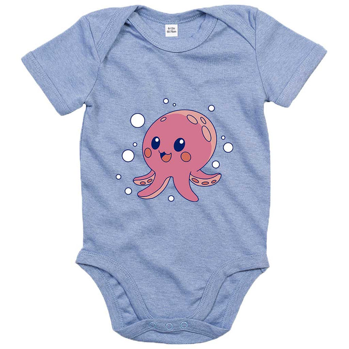 Glücklicher Oktopus - Bio Baby - Body - Textilzauber