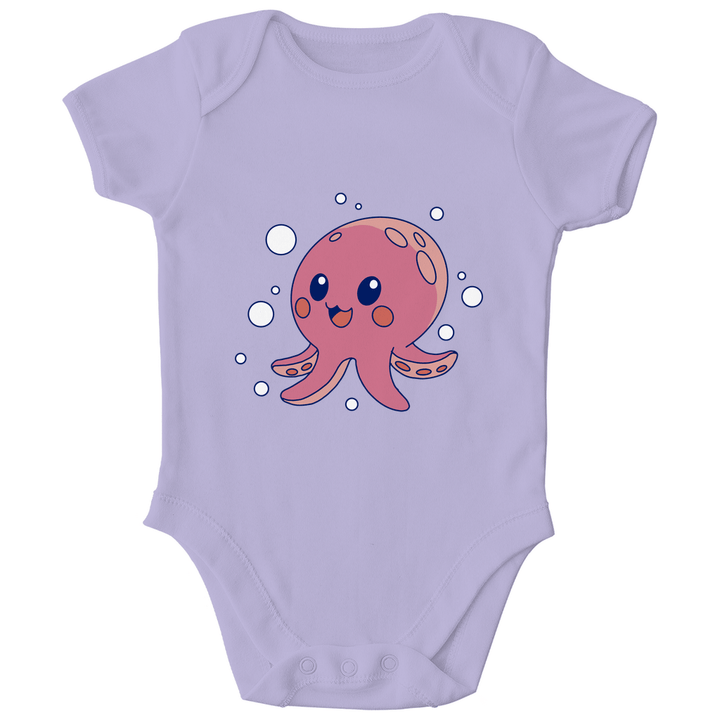 Glücklicher Oktopus - Bio Baby - Body - Textilzauber