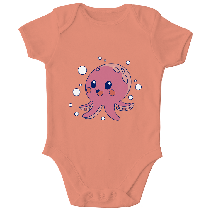 Glücklicher Oktopus - Bio Baby - Body - Textilzauber