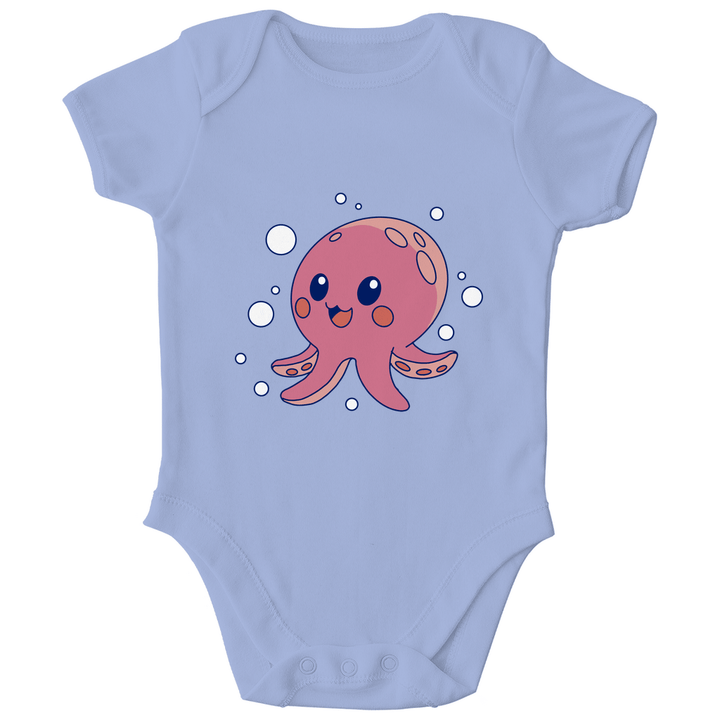 Glücklicher Oktopus - Bio Baby - Body - Textilzauber